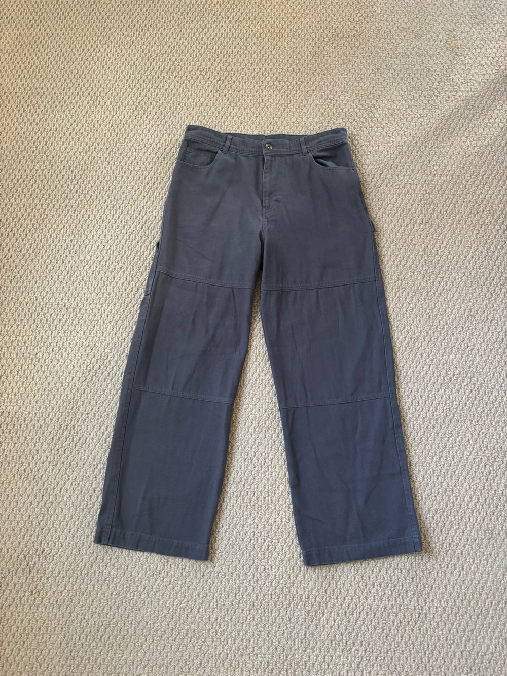No Boundaries Men's Charcoal Cargo Pants